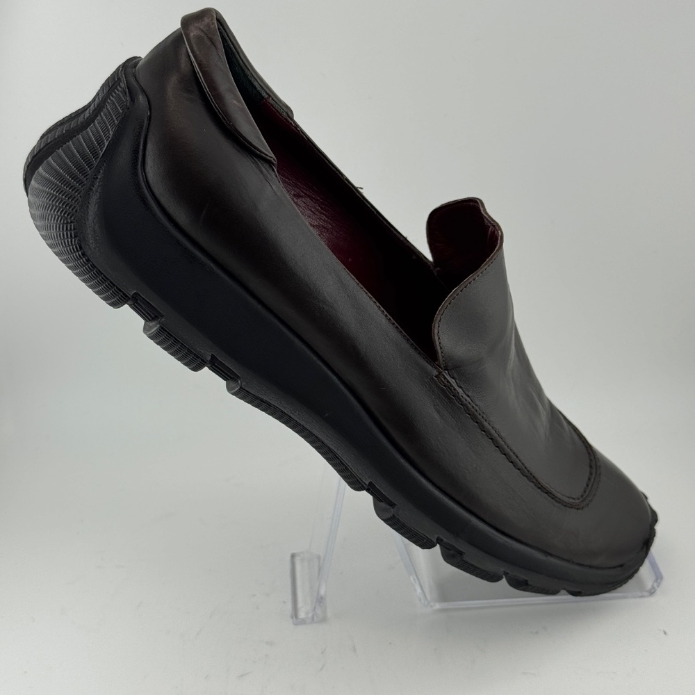 Women's Gama Studio  Leather Women's Brown Shoes Size 10 Medium
